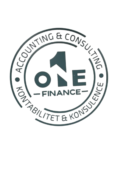 ONE FINANCE Stamp Logo